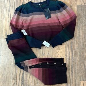 NWT PAIGE Sweater and Skirt Matching Set